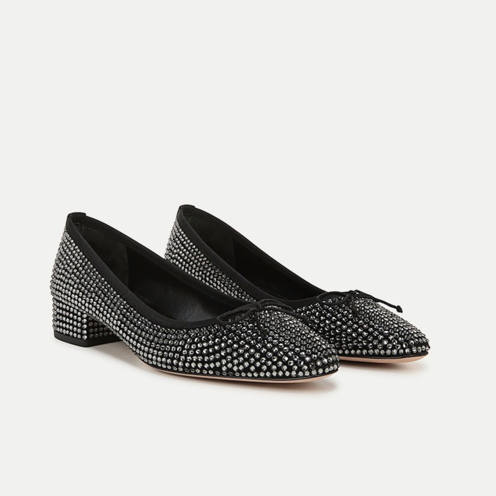 Veronica Beard Cecile Rhinestone Ballet Pump US 8.5 498$